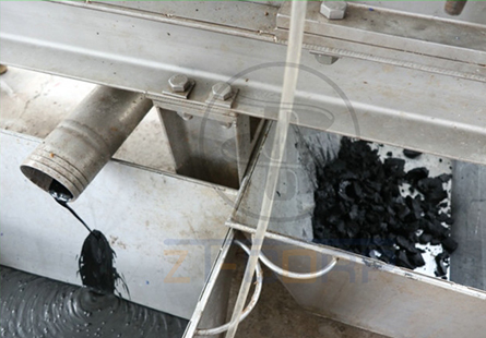 Activated carbon filtration machine